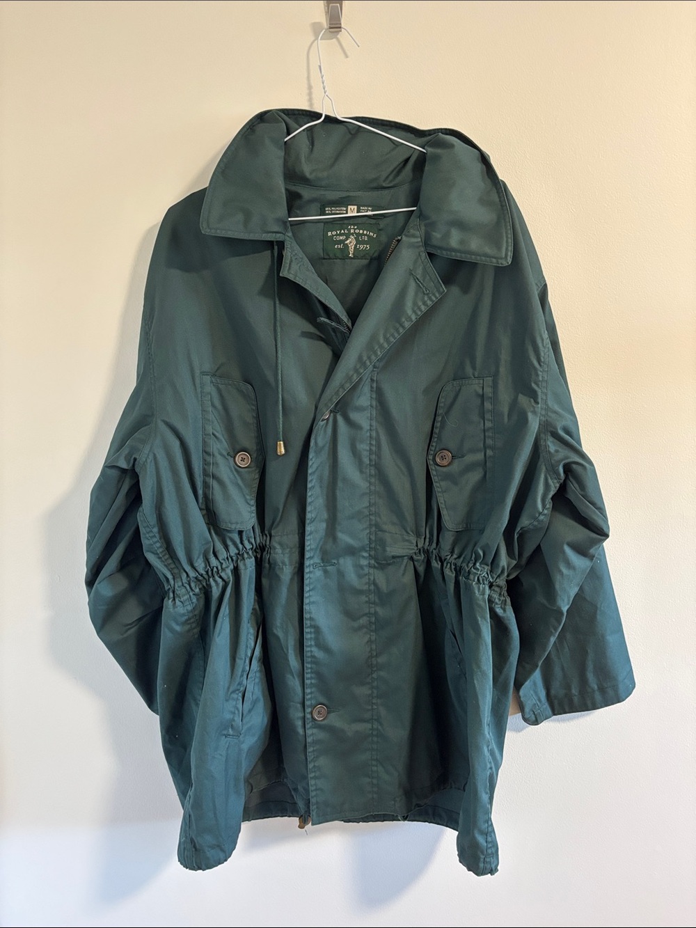 The Royal Robbins Vintage Men's Dark Green Utility Jacket Size M